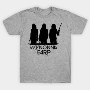 (Black Print) Wynonna Earp X3 T-Shirt T-Shirt